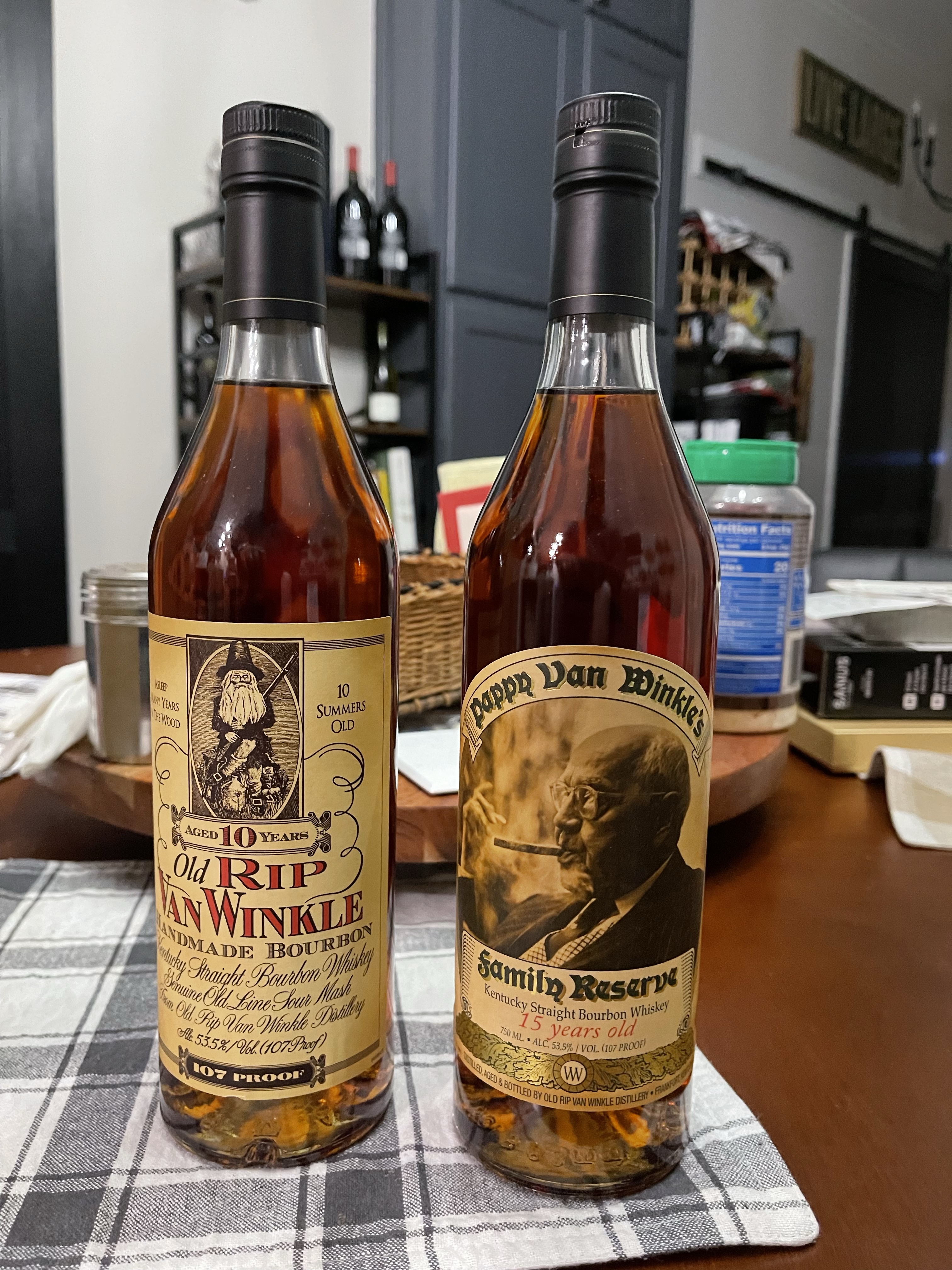 Tasting Notes: Pappy Van Winkle 15 Year Old and Old Rip Van Winkle